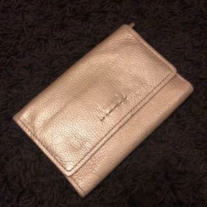 Gold Fossil Wallet